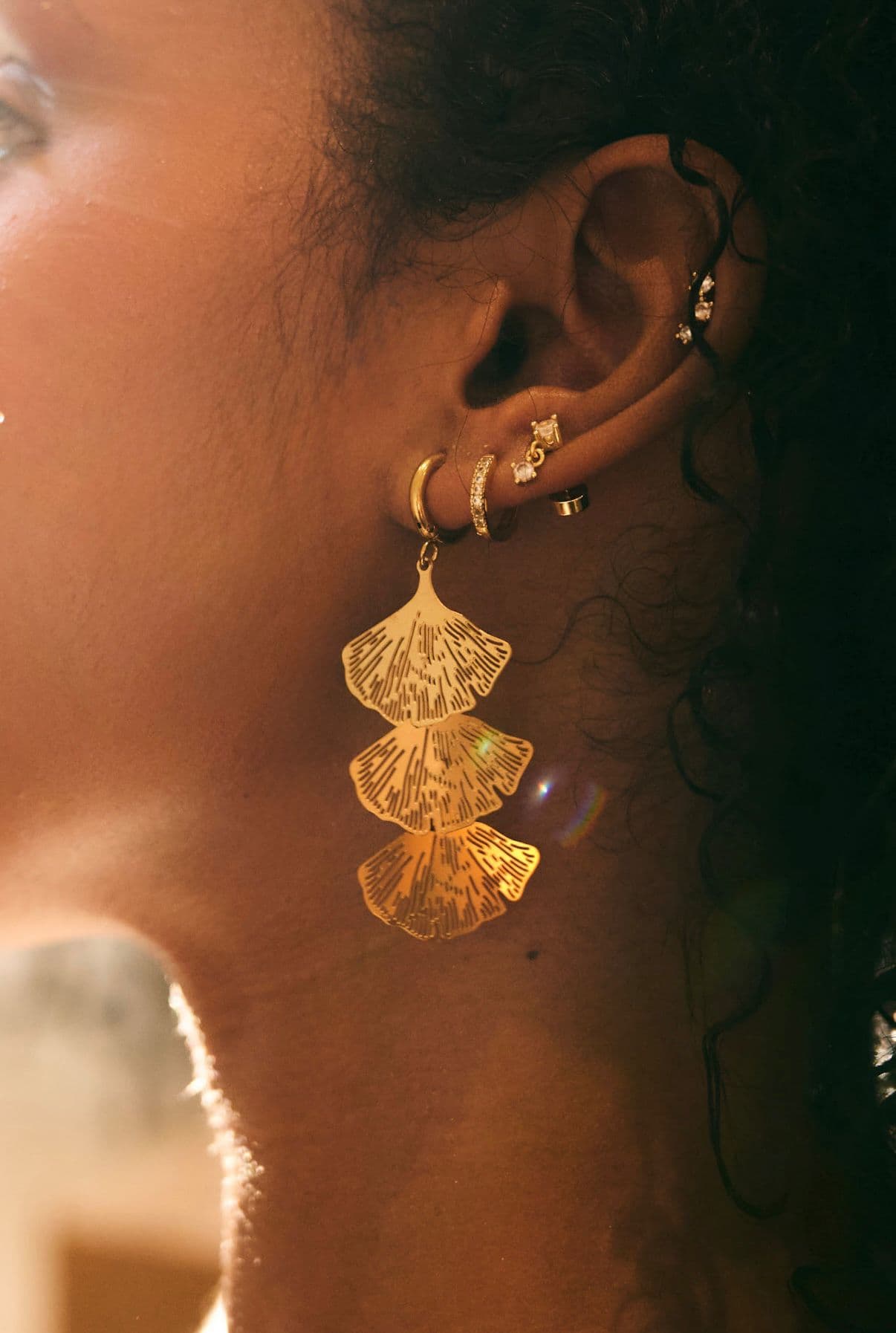 Zayla Ginkgo Earrings